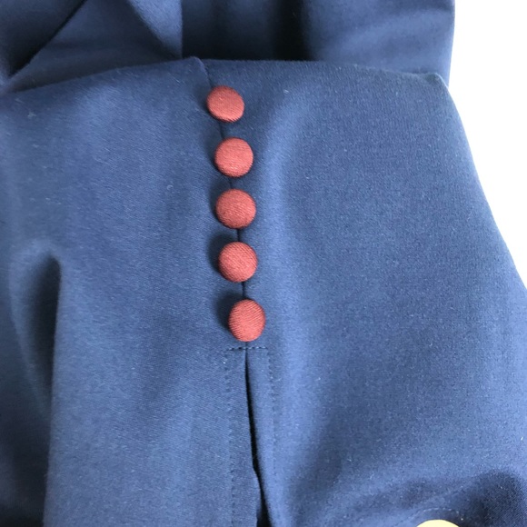 ModCloth | Navy Cowl Neck Dress - Picture 4 of 7